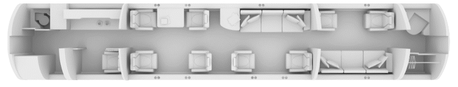 Bombardier Global Express_Floorplan Day