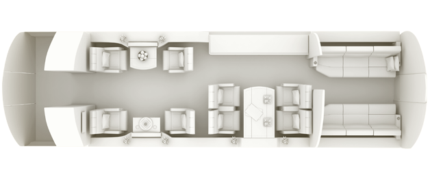 Floorplan_Dassault Falcon 900DX Easy_Day