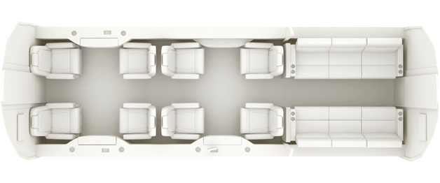 Dassault Falcon 900EX Easy_Floorplan_Day