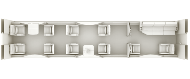 Floor plan EMBRAER LEGACY 600 Day