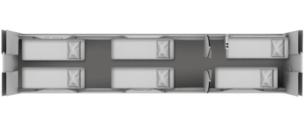 Floor plan EMBRAER LEGACY 600 Night