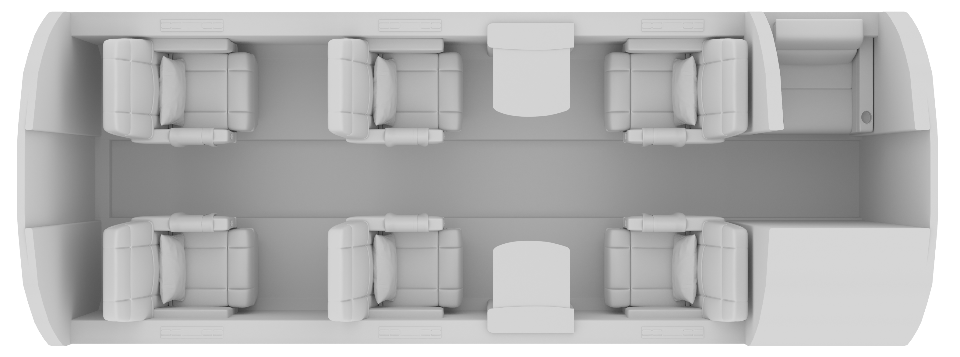 Floor plan King Air 350