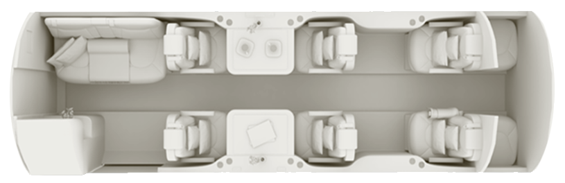 Floor Plan Cessna Citation XLS