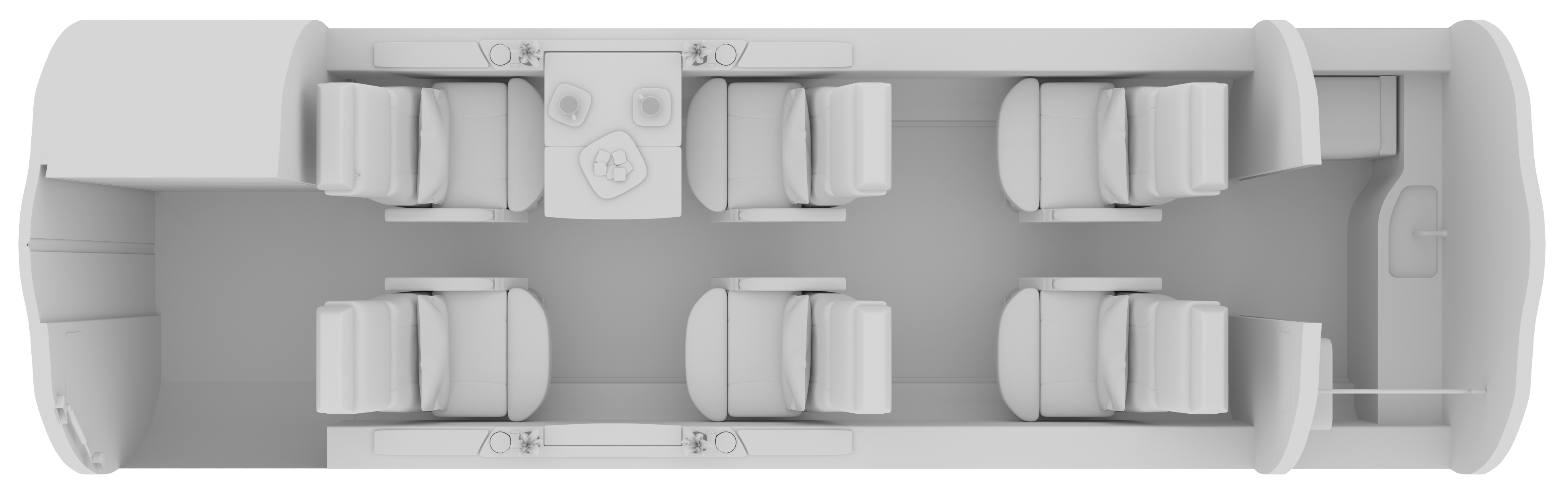 Floor Plan Embraer Praetor 500