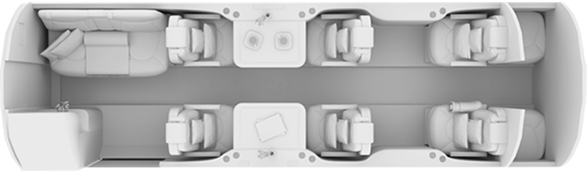 Floor Plan Cessna Citation XLS+